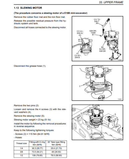 New Holland Excavator E16B E18B Service Manual - Image 4