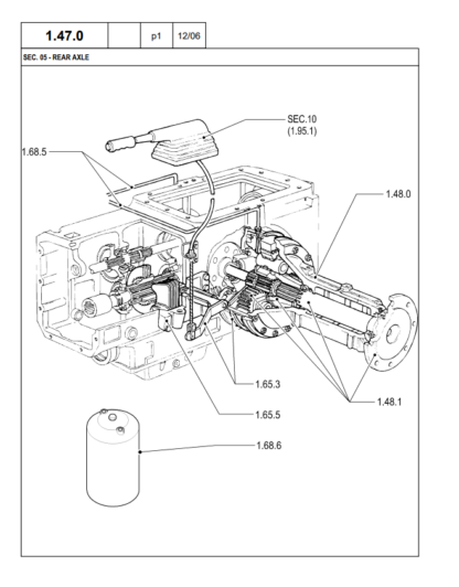 New Holland T7000 Series Tractors Parts Catalog - Image 12