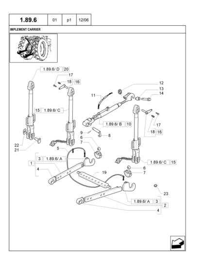 New Holland T7000 Series Tractors Parts Catalog - Image 14