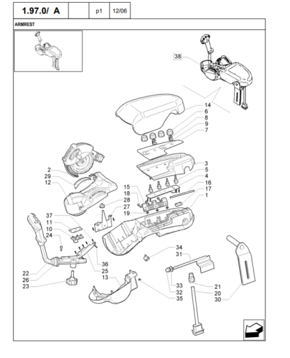 New Holland T7000 Series Tractors Parts Catalog - Image 15