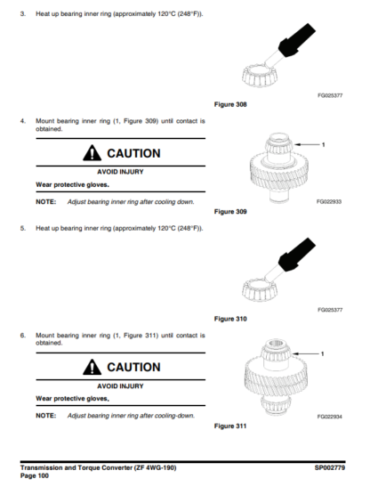 Doosan DL250-4 Wheel Loader Shop Service Manual - Image 6