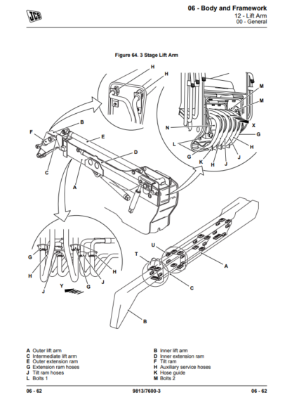 JCB 526-56, 531-70, 535-95, 536-60, 536-70, 536-70LP, 541-70, 550-80, 560-80 Telehandler Service Manual - Image 4