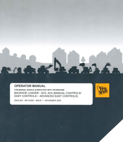 JCB 3CX 4CX SN1349424+ Backhoe Loader Operation Manual - Image 2