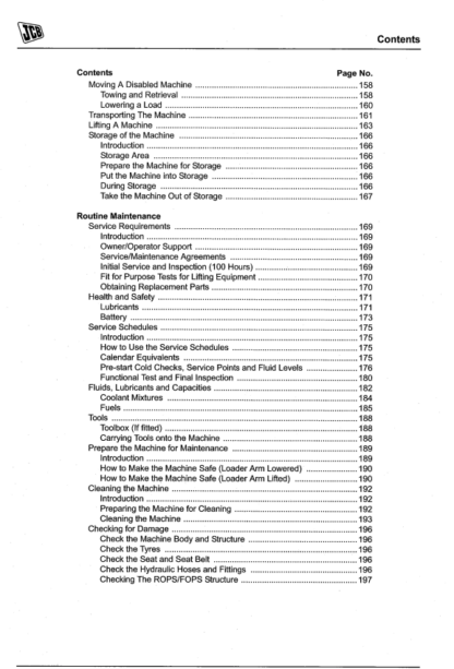 JCB 3CX 4CX SN1349424+ Backhoe Loader Operation Manual - Image 5