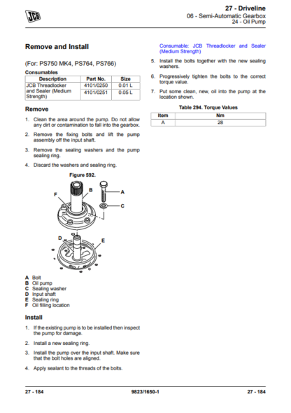 JCB 506-36 507-42 509-42 512-56 514-56 Telehandler Service Manual - Image 4