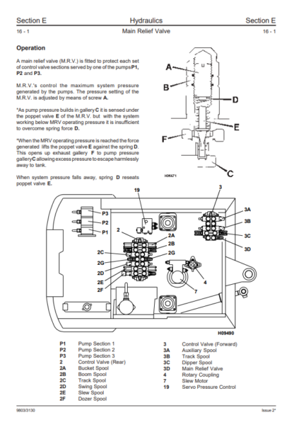 JCB 801.4 801.5 801.6 Mini Excavator Service Manual - Image 3