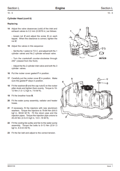 JCB 801.4 801.5 801.6 Mini Excavator Service Manual - Image 6