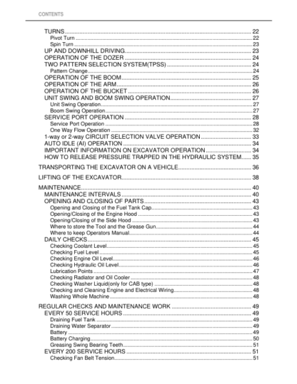 Kubota U35-3 KX91-3 Excavator Operation Manual - Image 3
