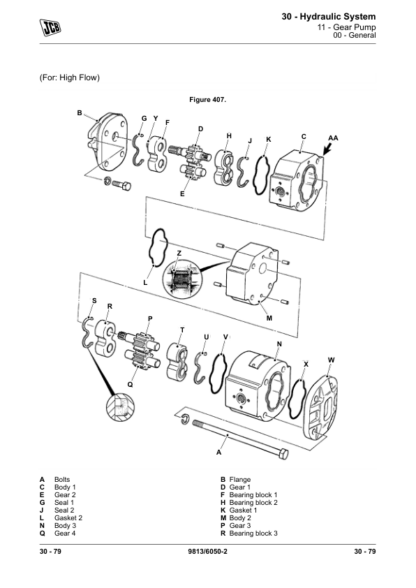 JCB 1CX 1CXT Backhoe Loader Service Manual - Image 9