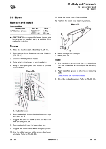 JCB 1CX 1CXT Backhoe Loader Service Manual - Image 5