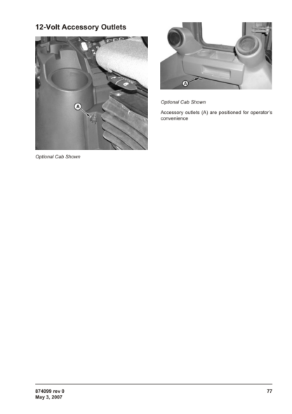 BELL TLB 315SJ Backhoe Loader Operator Manual - Image 9