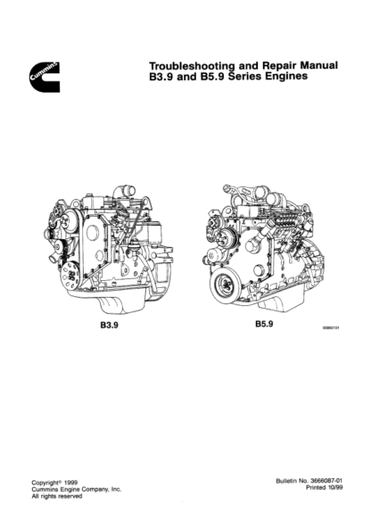 Cummins B3.9 and B5.9 Engine Repair Manual - Image 4