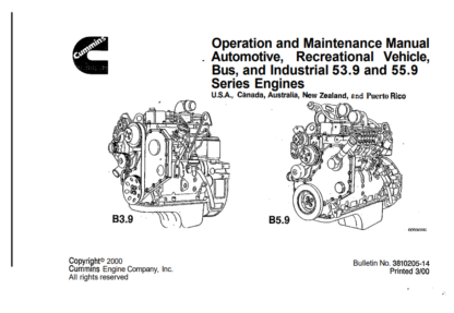 Cummins B3.9 B5.9 Engine Operation and Maintenance Manual - Image 4