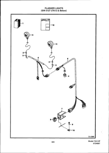 Bobcat 753 Skidsteer Parts Manual - Image 11