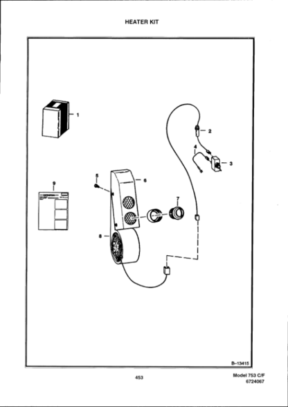 Bobcat 753 Skidsteer Parts Manual - Image 12