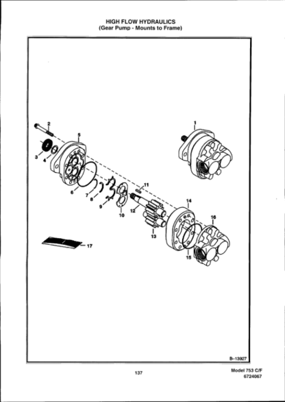 Bobcat 753 Skidsteer Parts Manual - Image 7