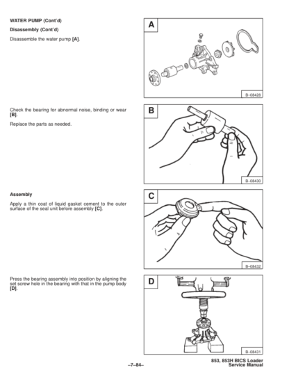 Bobcat 853 Skidsteer Service Manual - Image 11