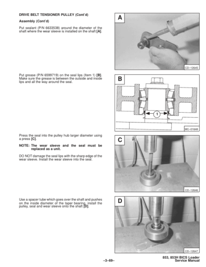 Bobcat 853 Skidsteer Service Manual - Image 5