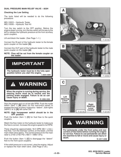 Bobcat 853 Skidsteer Service Manual - Image 14