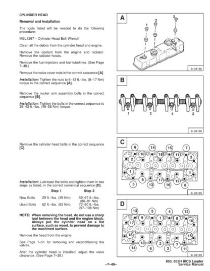 Bobcat 853 Skidsteer Service Manual - Image 9