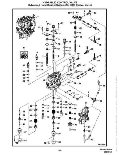 Bobcat 863 Skidsteer Parts Manual - Image 6