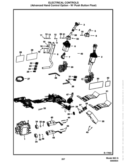 Bobcat 863 Skidsteer Parts Manual - Image 7