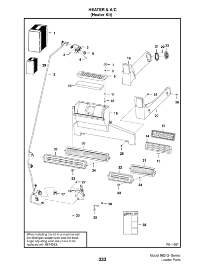 Bobcat 963 Skidsteer Parts Manual - Image 14