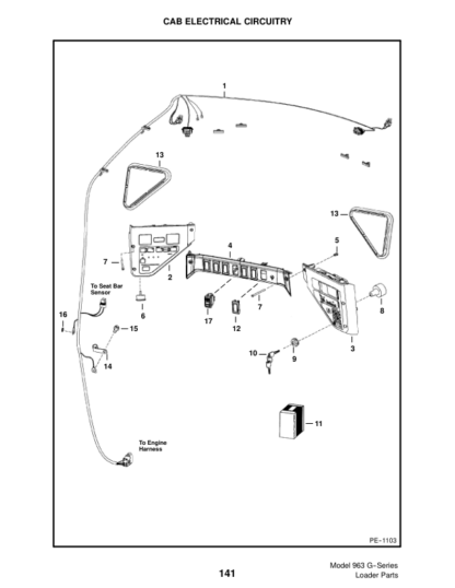 Bobcat 963 Skidsteer Parts Manual - Image 8