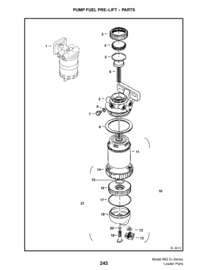 Bobcat 963 Skidsteer Parts Manual - Image 12