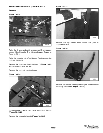 Bobcat A220 Turbo HF Skidsteer Service Manual - Image 9