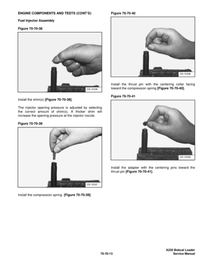 Bobcat A220 Turbo HF Skidsteer Service Manual - Image 10