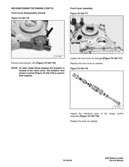 Bobcat A220 Turbo HF Skidsteer Service Manual - Image 11