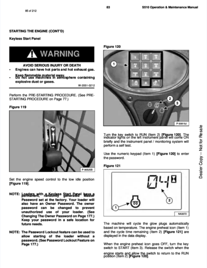 Bobcat S510 Skisteer Operation and Maintenance Manual - Image 10