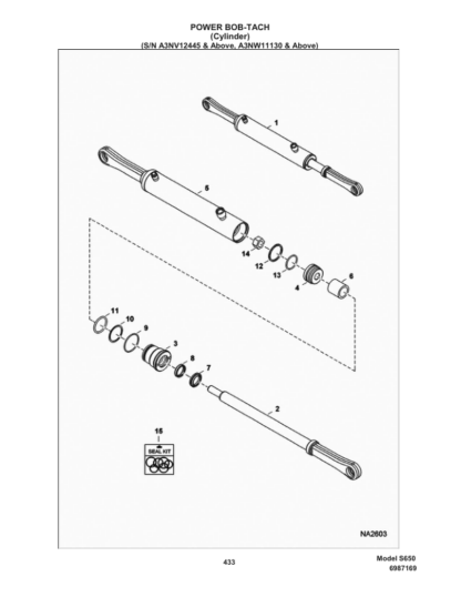 Bobcat S650 Skidsteer Parts Manual - Image 12