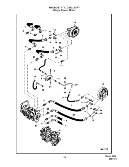 Bobcat S650 Skidsteer Parts Manual - Image 5