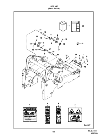 Bobcat S650 Skidsteer Parts Manual - Image 11