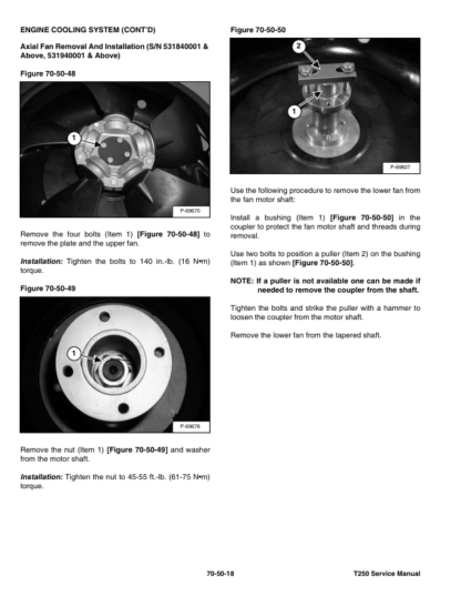 Bobcat T250 Skidsteer Service Manual - Image 13