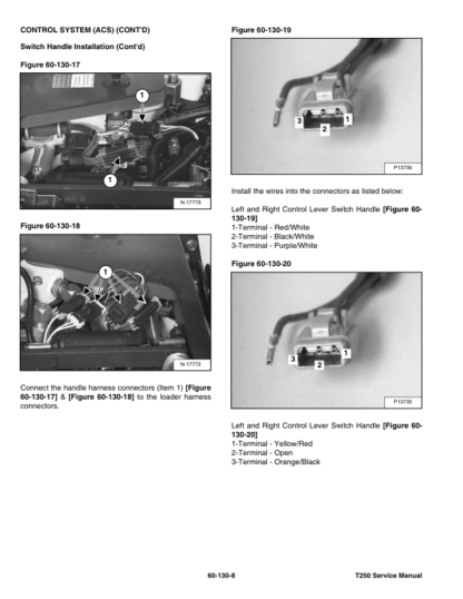 Bobcat T250 Skidsteer Service Manual - Image 12