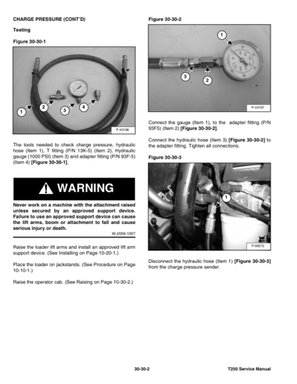 Bobcat T250 Skidsteer Service Manual - Image 6