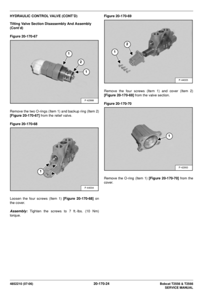 Bobcat T2556 T2566 Telehandler Service Manual - Image 6