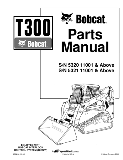 Bobcat T300 Parts Manual - Image 13