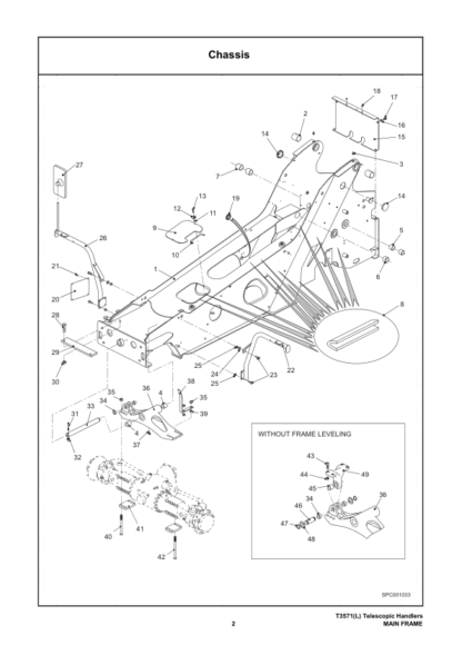 Bobcat T3571 L Telehandler Parts Manual - Image 7