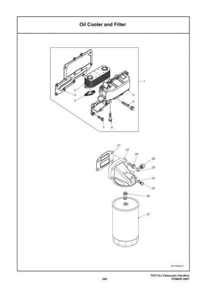 Bobcat T3571 L Telehandler Parts Manual - Image 12