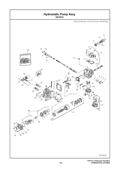 Bobcat T3571 L Telehandler Parts Manual - Image 8