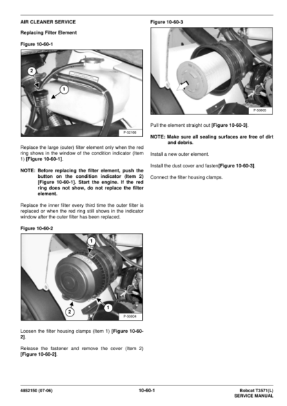 Bobcat T3571 Telehandler Service Manual - Image 6