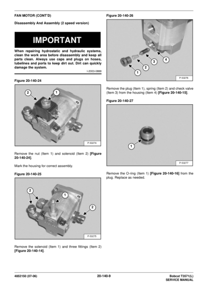 Bobcat T3571 Telehandler Service Manual - Image 5