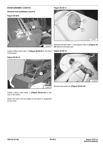 Bobcat T3571 Telehandler Service Manual - Image 11