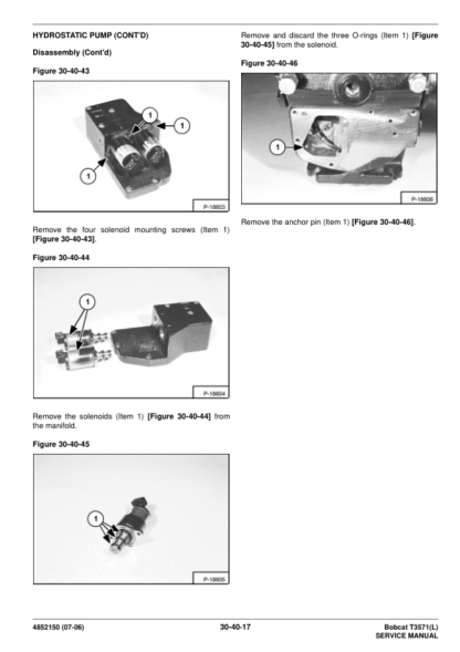 Bobcat T3571 Telehandler Service Manual - Image 7