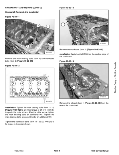 Bobcat T550 Skidsteer Service Manual - Image 4