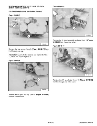 Bobcat T750 SN ATF611001 Skidsteer Service Manual - Image 5